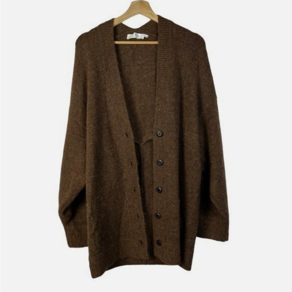 Astr The Label Alphine Coffee Brown Women's Cardigan Size S